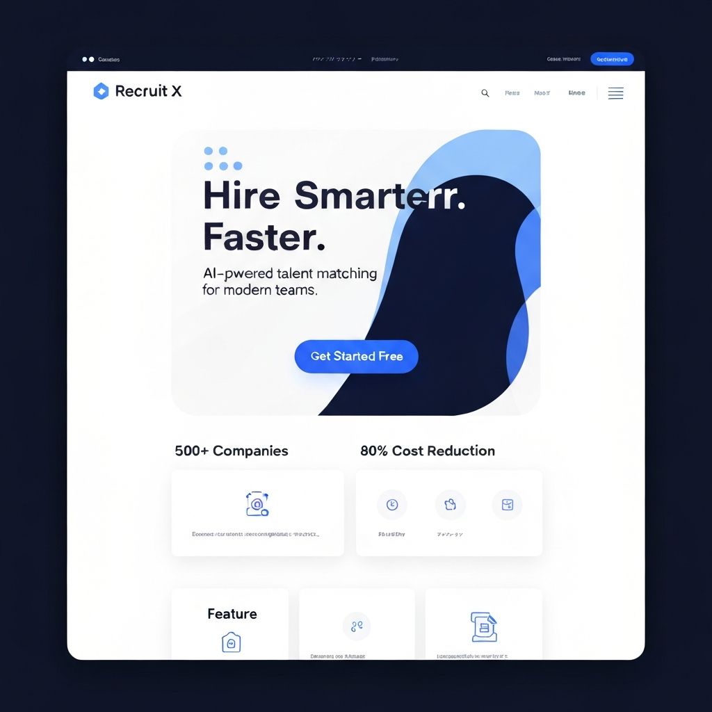 Recruit SaaSの制作サンプル